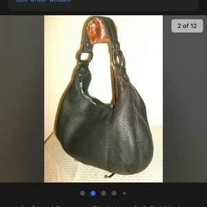 Lucky Brand black leather handbag